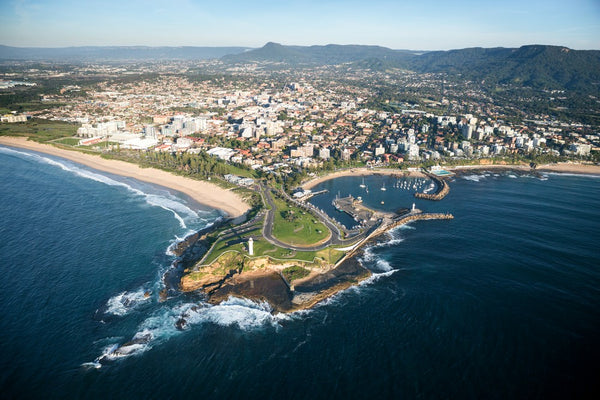 Wollongong Australia From High Above