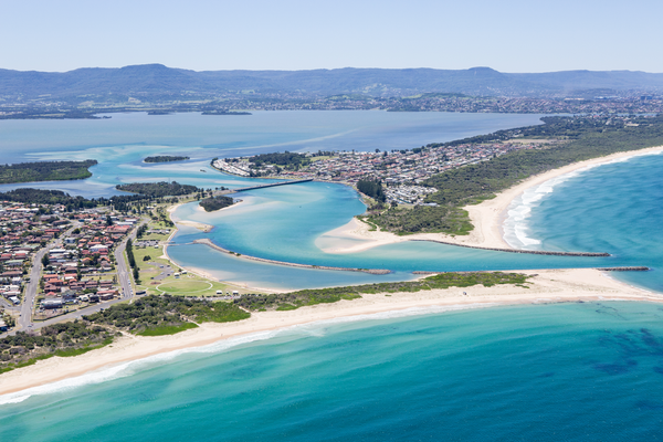 Entrance to Lake Illawarra