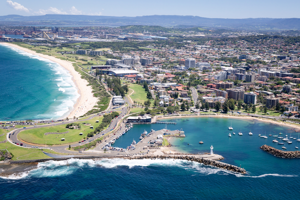 Wollongong Harbour Aerial