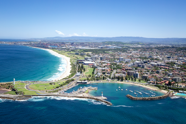 Wollongong Harbour Aerial