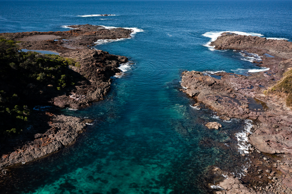 Bass Point Rocks Bass Point Aerial // Coastline Visions - Premium Coastal & Ocean Images ...